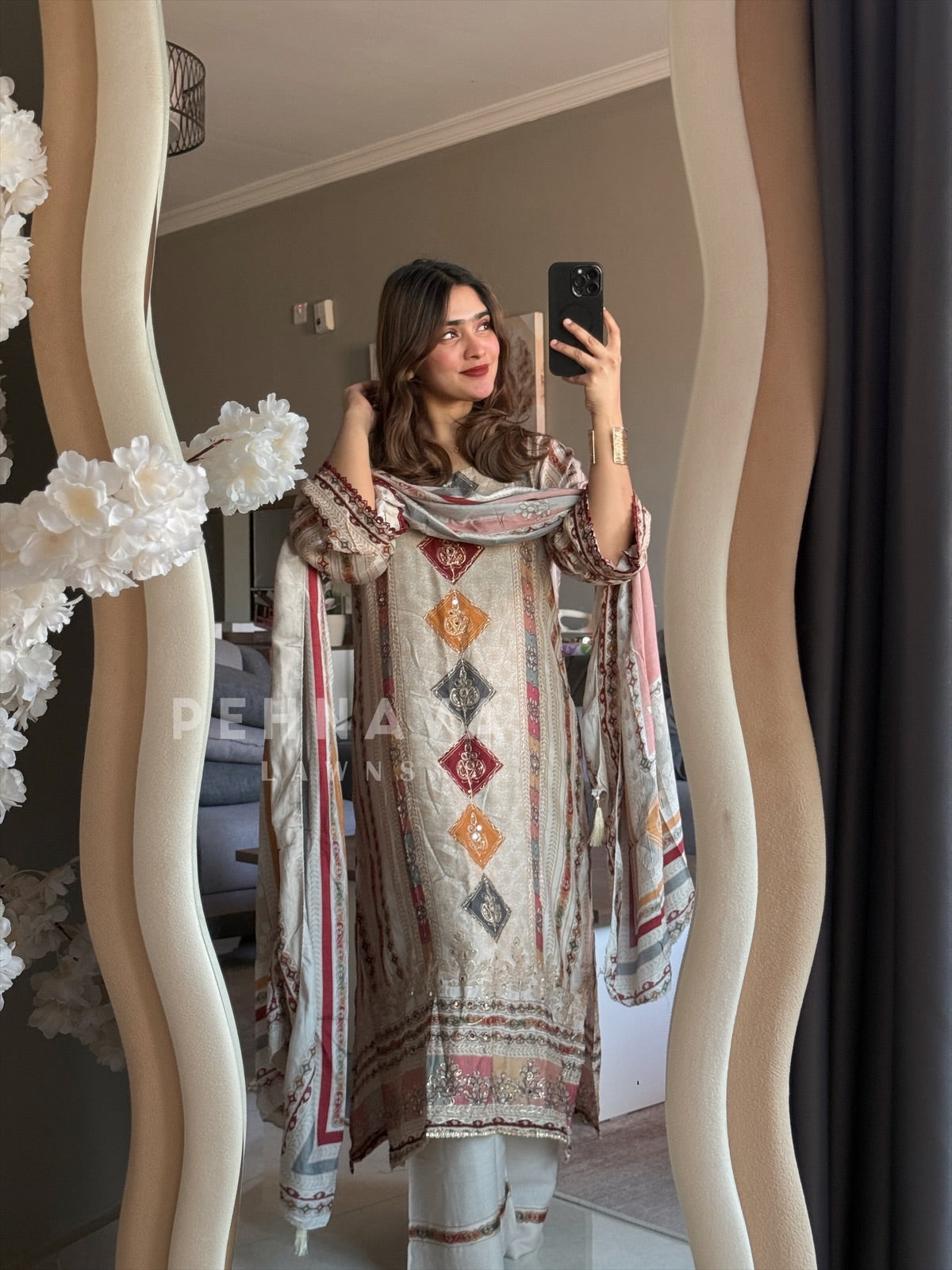 Premium Viscous Muslin Suit 288