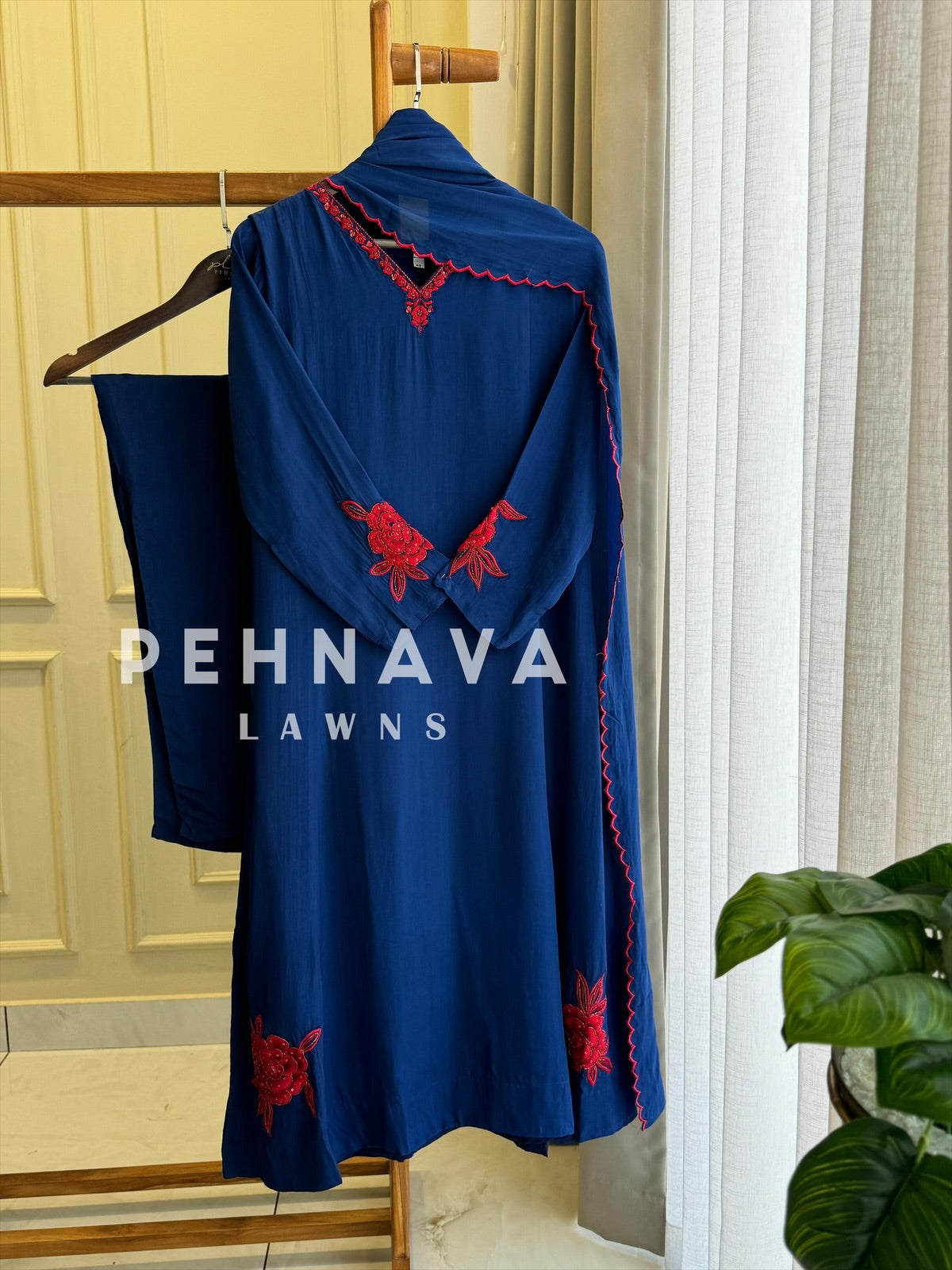 A-Line Slit Suit - Pehnava Lawns