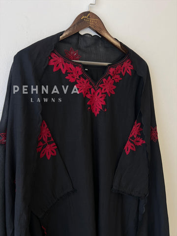 Embroidered Chanderi Suit