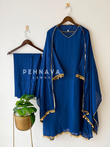 Tassel Work Three Piece (5-8 Days Dispatching Time)
