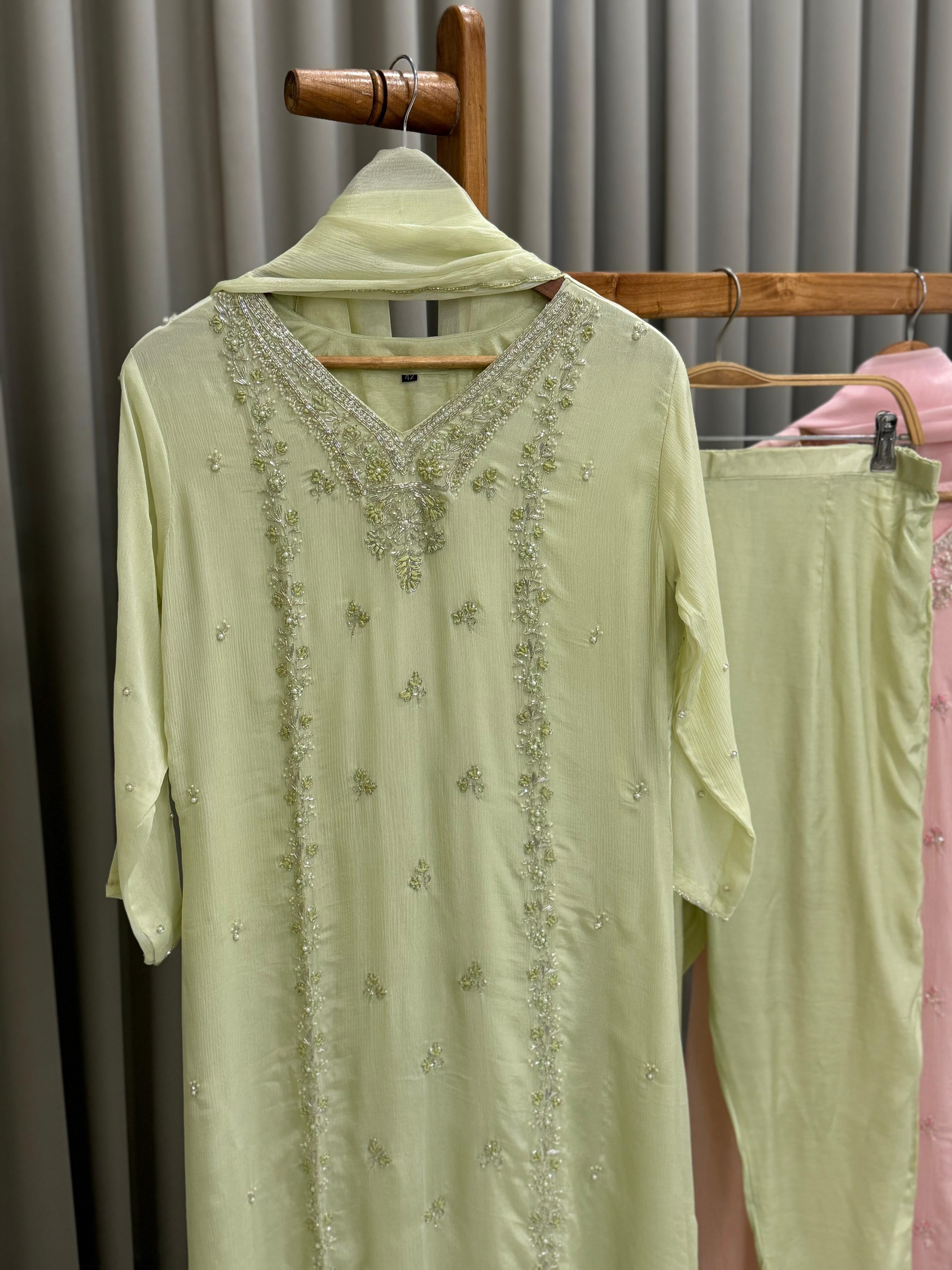 Handworked Premium Ready to wear suit-5373