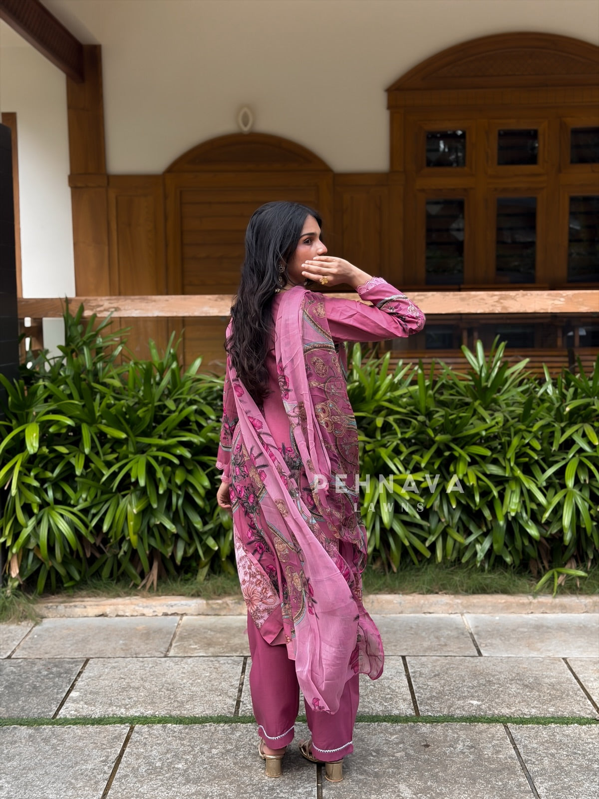 Signature Embroidered lawn Unstitched Suit 1518