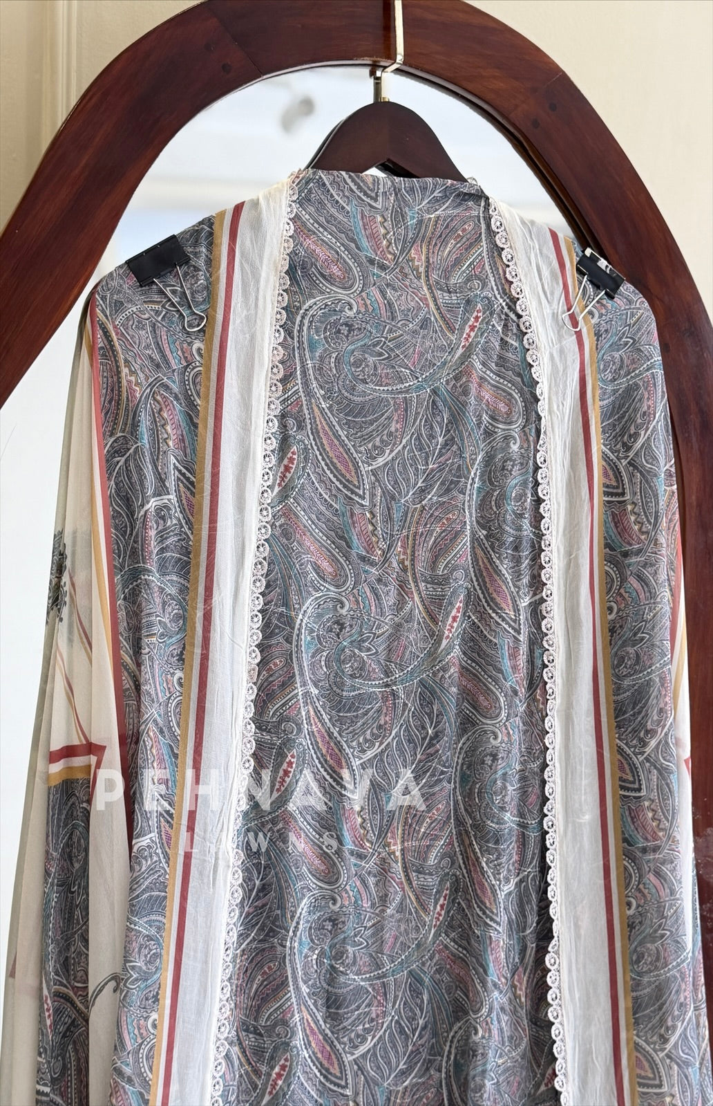 Floral Embroidered Unstitched Suit 4370