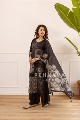 Cotton Printed Three Piece Set