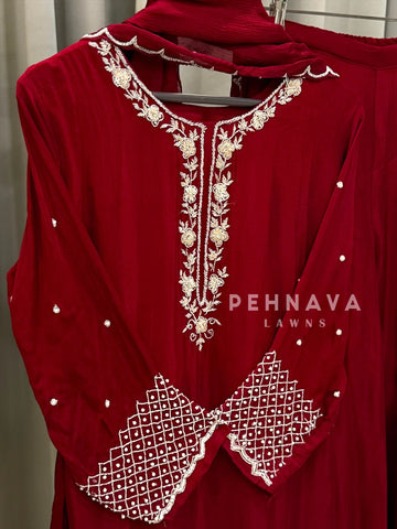 Premium Handworked Chinnon Suit