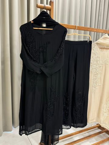 Pearl Hand worked party wear suit