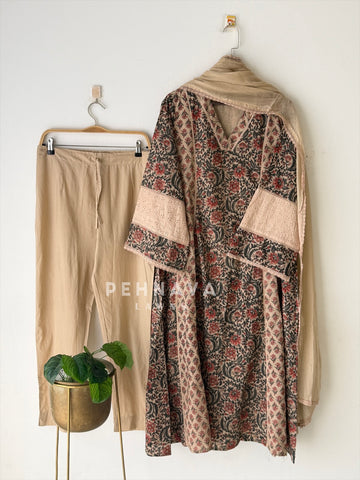 Daily Wear Printed Three-Piece Set