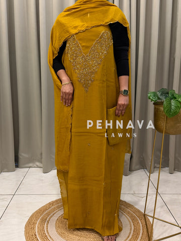 Handworked Unstitched Suit-2291