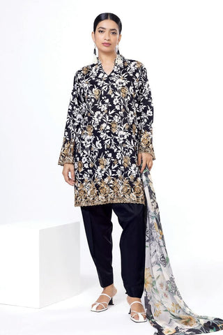 Khaadi Unstitched embroidered Lawn suit-7937