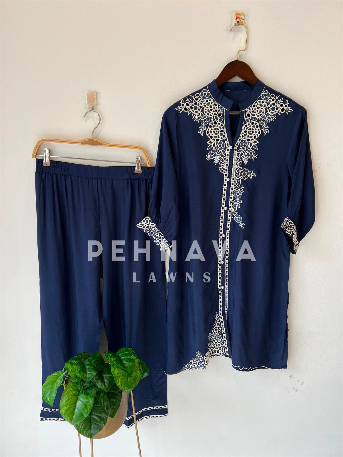 Floral Embroidered Co-ord Set S016