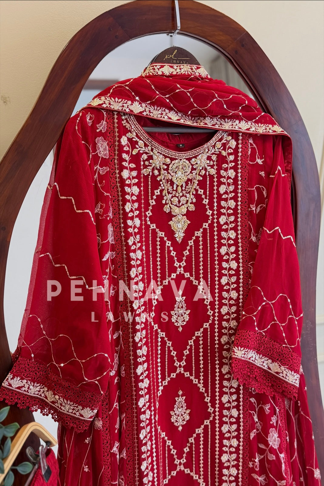 Agha Noor Formal Chiffon Ensemble
