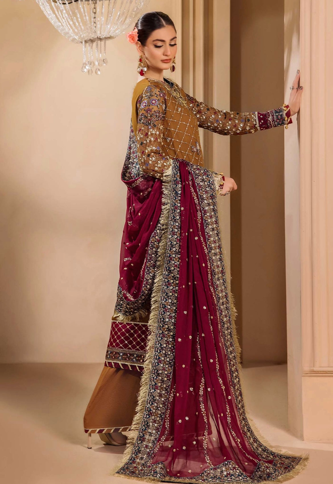 Semistitched Pure Chiffon Suit-4