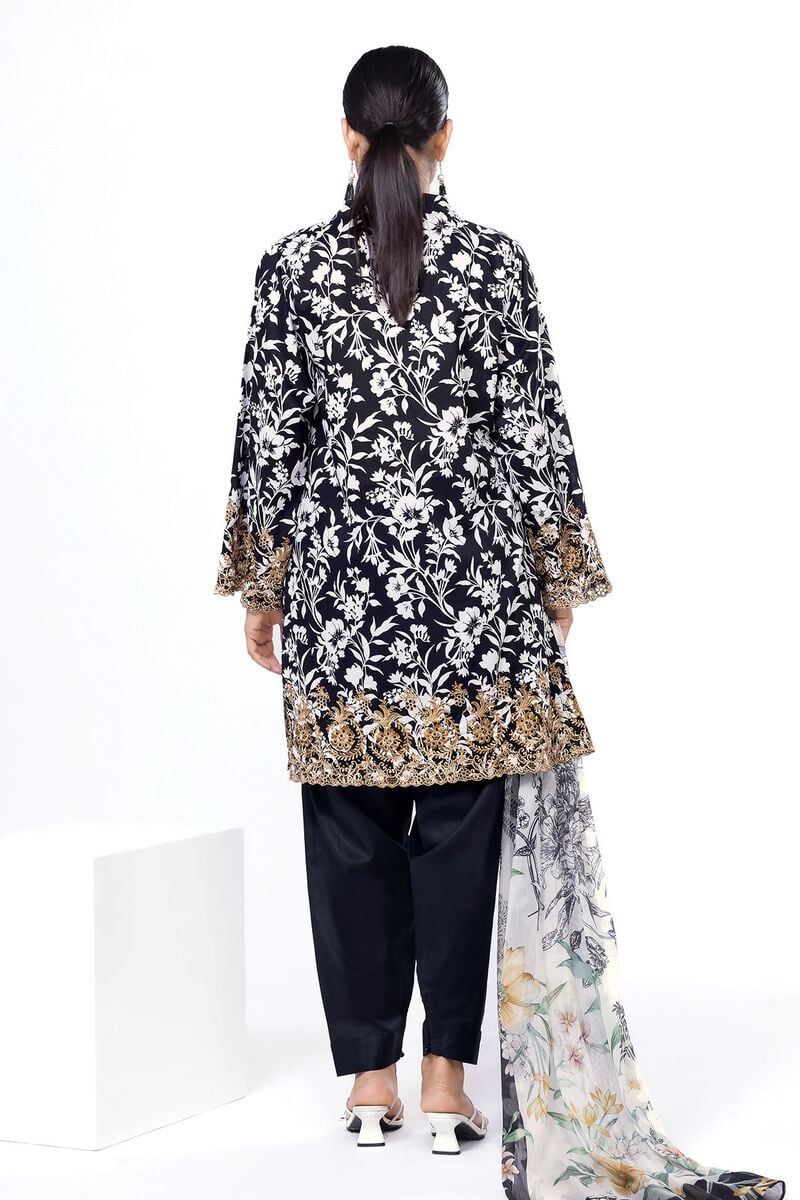 Khaadi Unstitched embroidered Lawn suit-7937