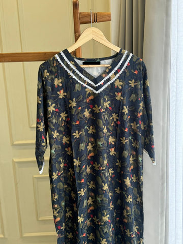 Imported Floral Night Dress-3