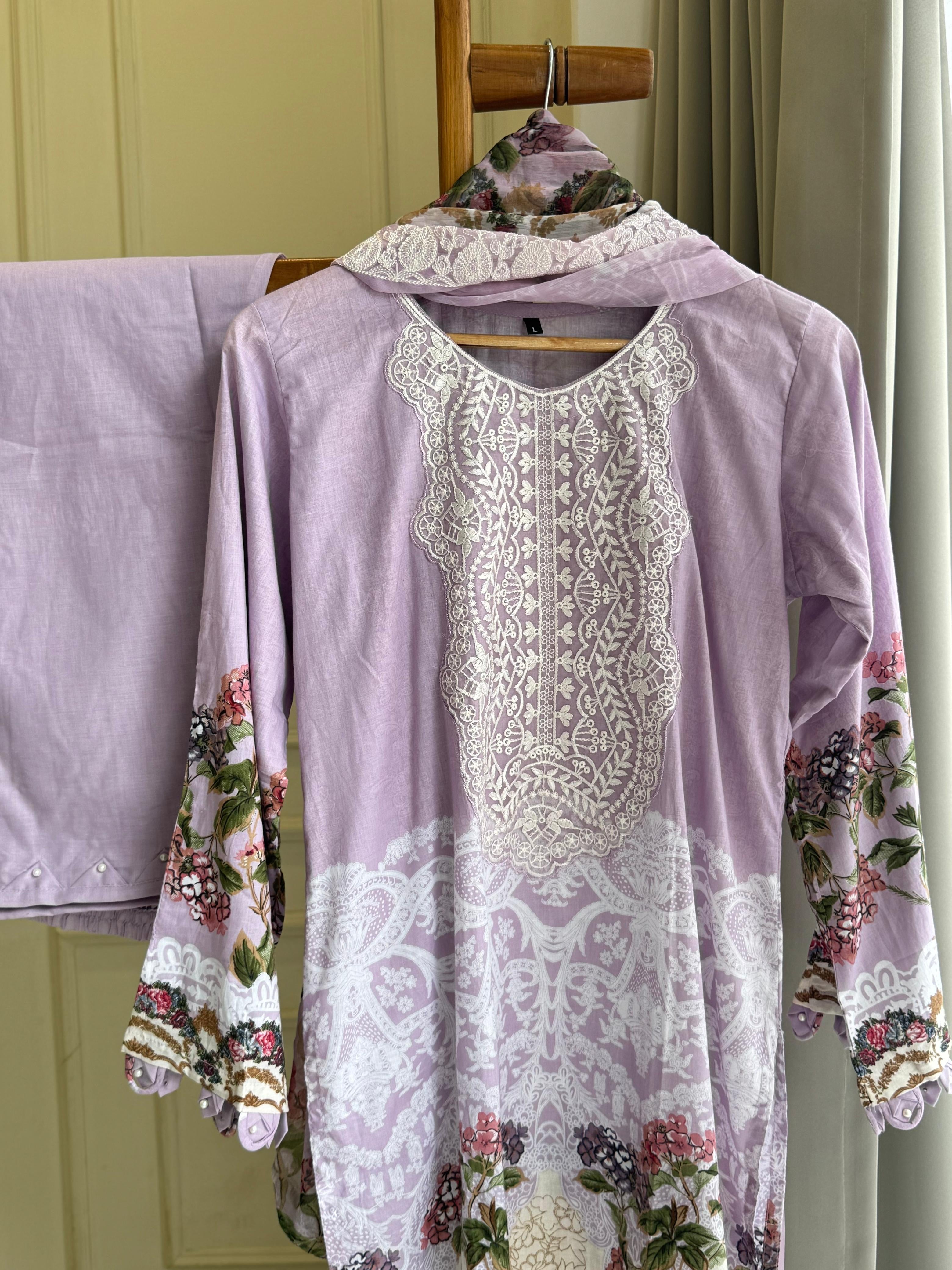 Trendy Pakistani Casual suit-4577
