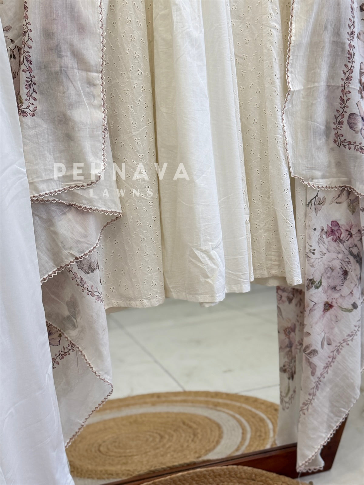 Front Panel Printed Suit Set