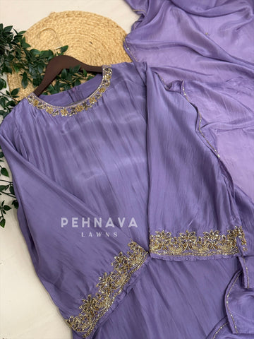 Crepe Handworked Ensemble H-367