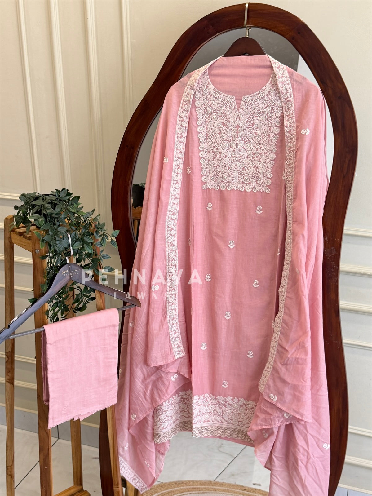 Embroidered Unstitched Suit 1056