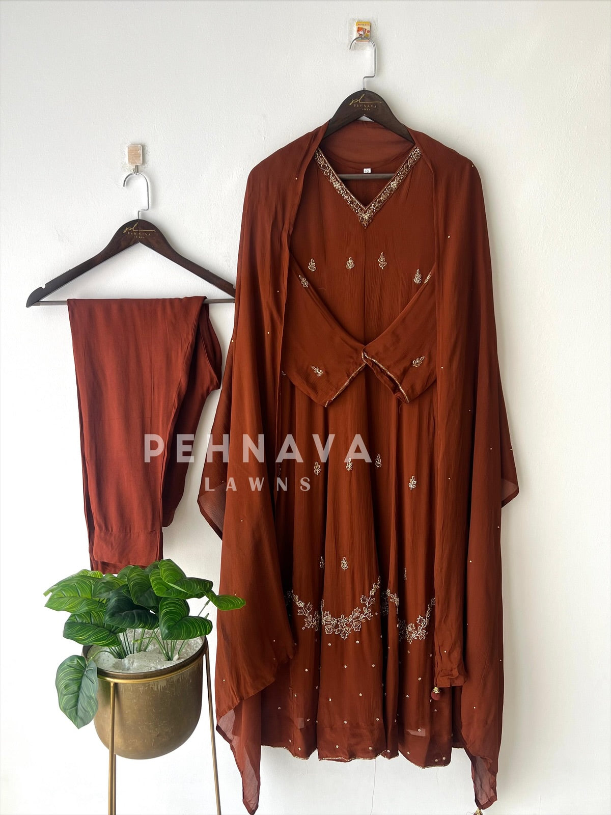 Premium Work Anarkali Set