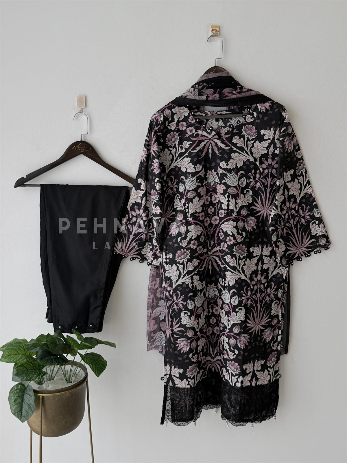 Floral Lawn Suit
