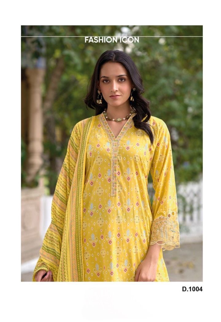 Modern Cutwork Suit-1004