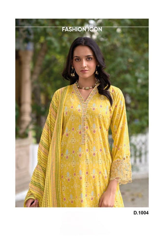 Modern Cutwork Suit-1004
