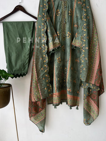 Signature Lawn Suit-1608