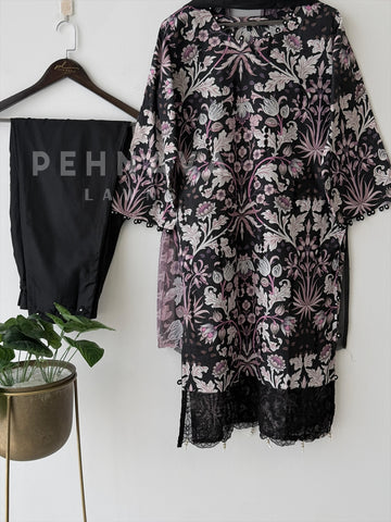 Floral Lawn Suit