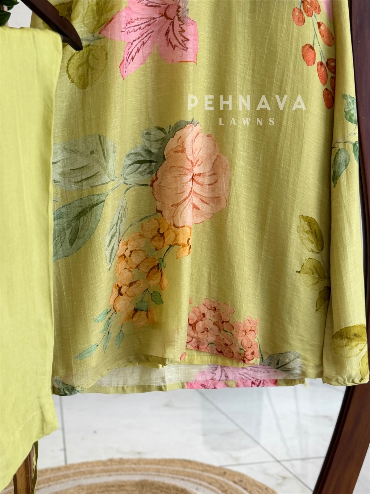 Floral Printed Three Piece Suit