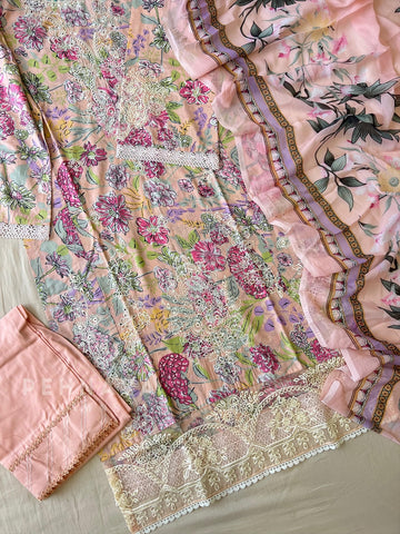 Printed  Cotton Set-4007