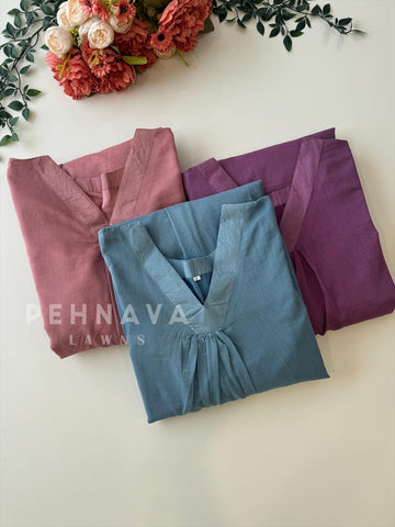 Organza Lace Chanderi Suit Set