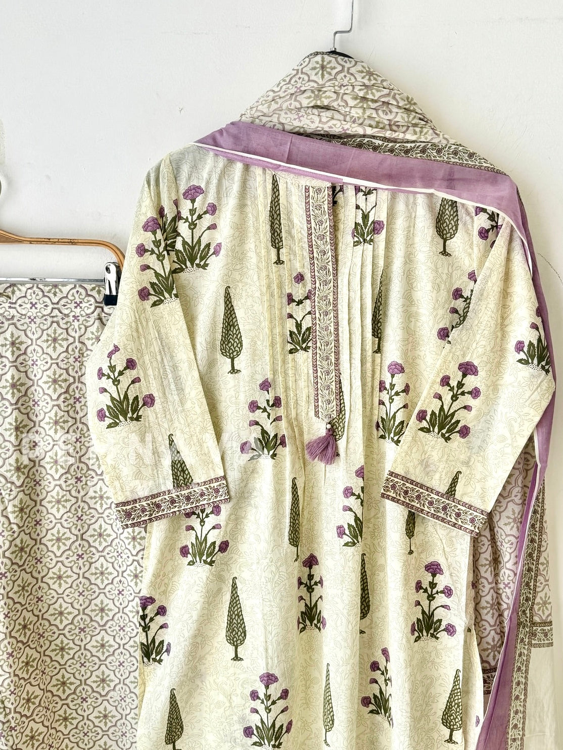 Signature Print Cotton Suit Set 12609