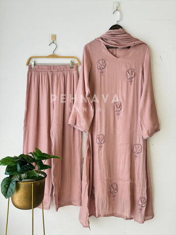 Shimmer A-line 3 peice Suit-3617 - Pehnava Lawns