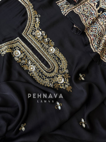 Ajrak Printed Unstitched Suit