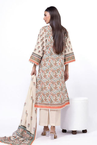 Khaadi Unstitched Printed Lawn suit-0127