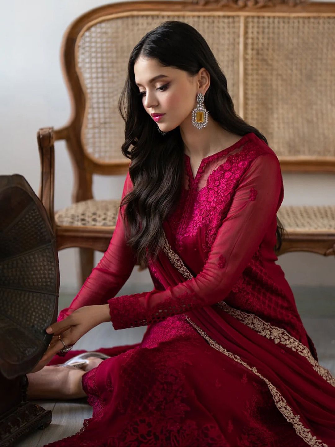 Georgette party wear suit-866