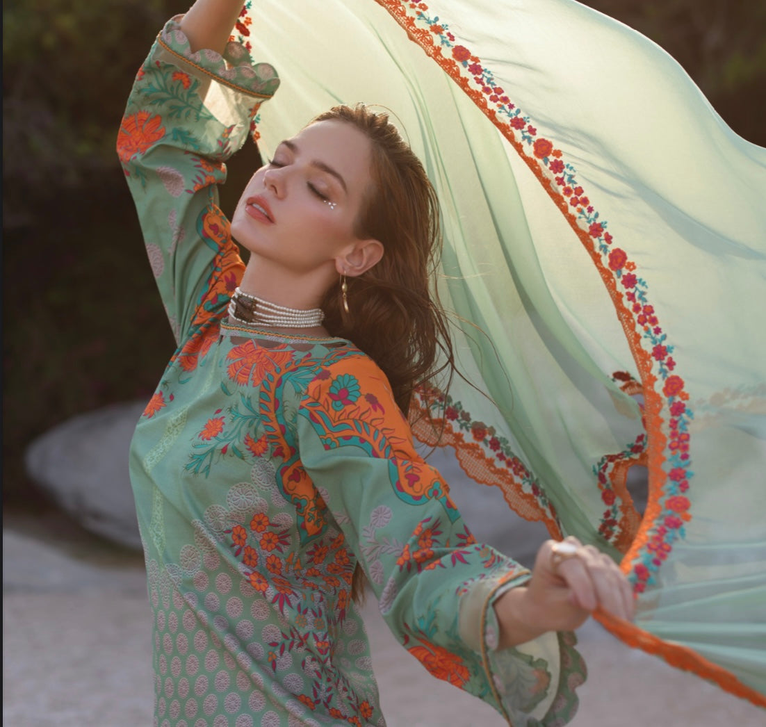 Charizma Printed Suit-3