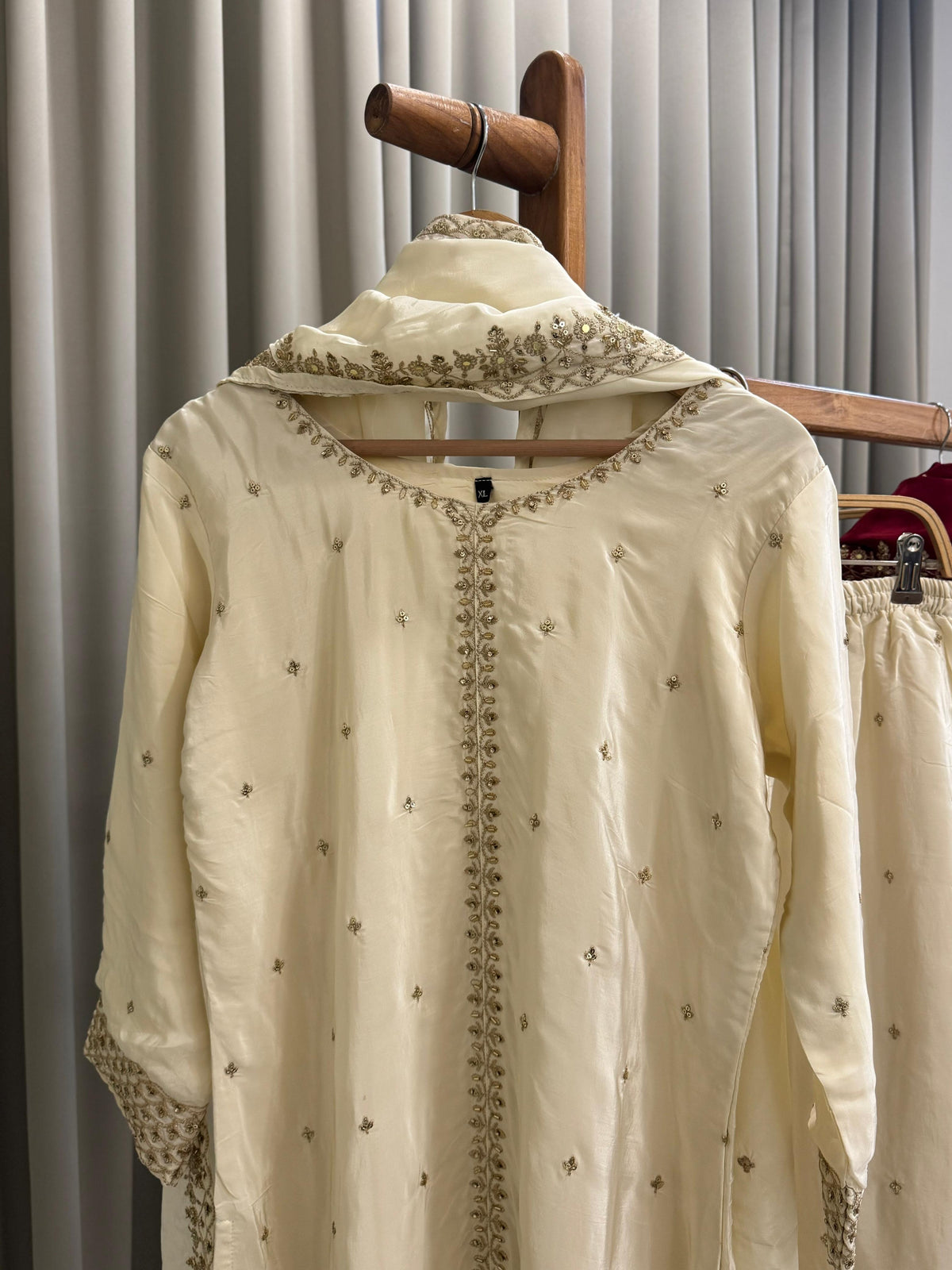 Premium Crepe suit with Handwork detailings