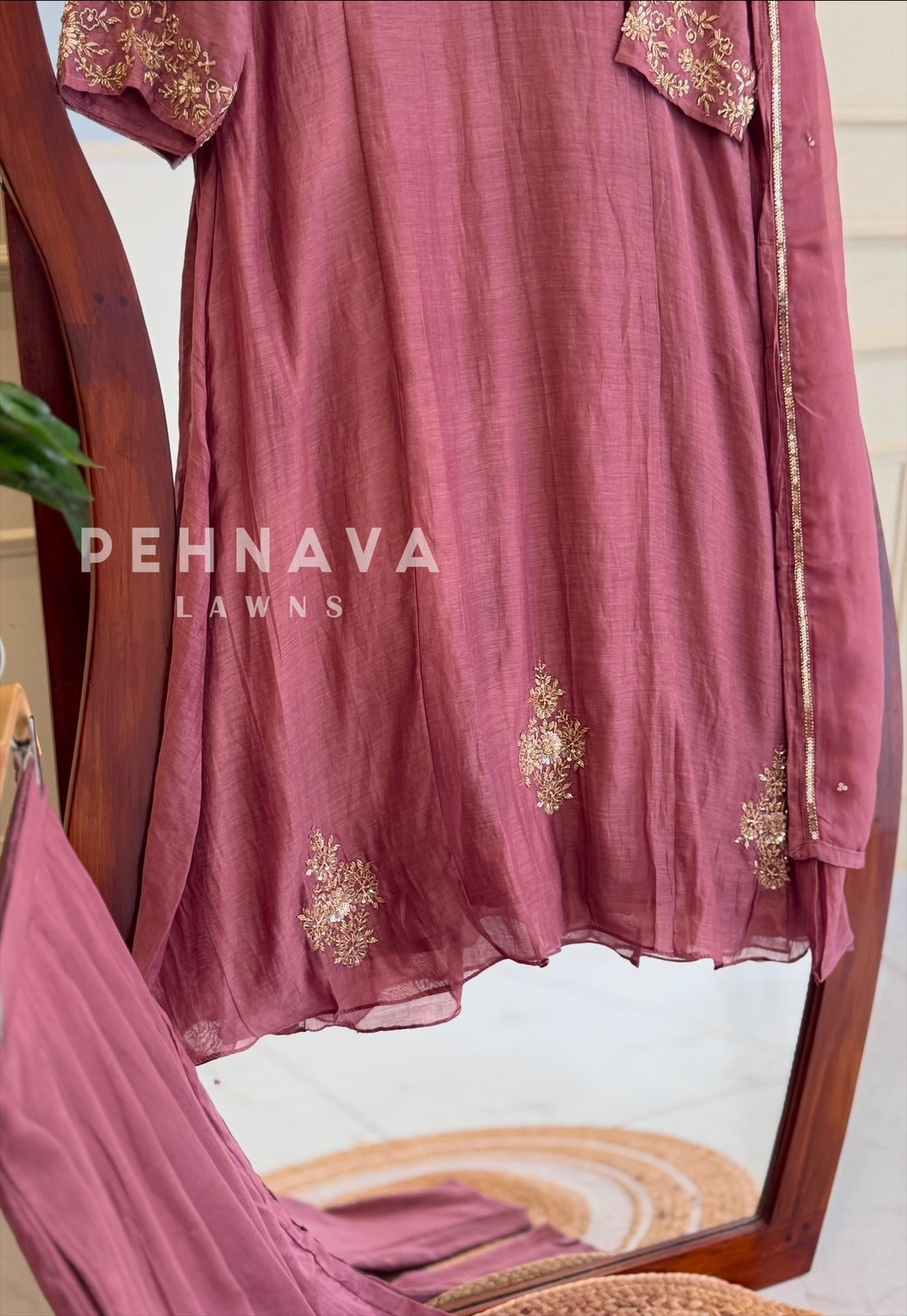 Chanderi Handworked Attire