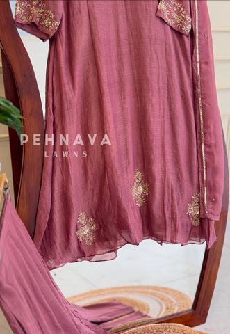 Chanderi Handworked Attire