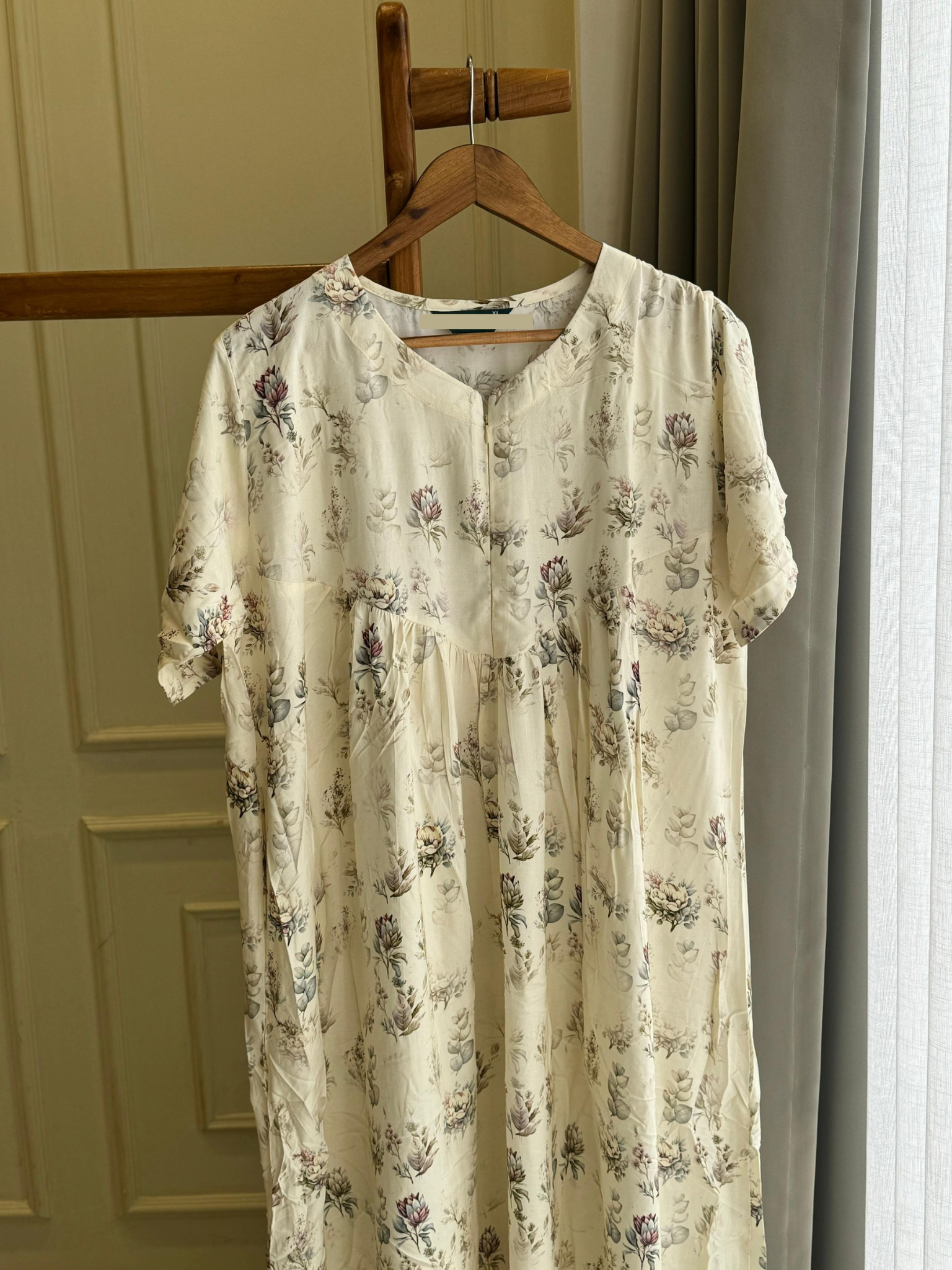 Imported Floral Night Dress-4
