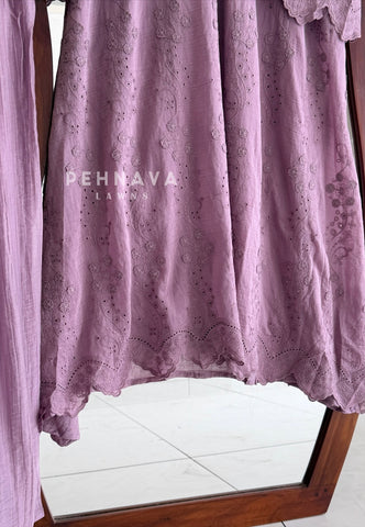 Embroidered Three Piece Suit Set 5110