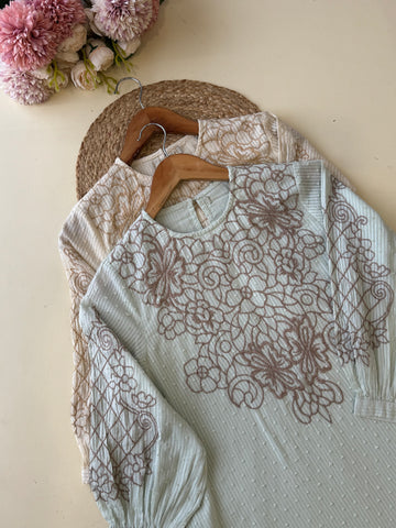 Pretty tunics with Embroidery Detailings