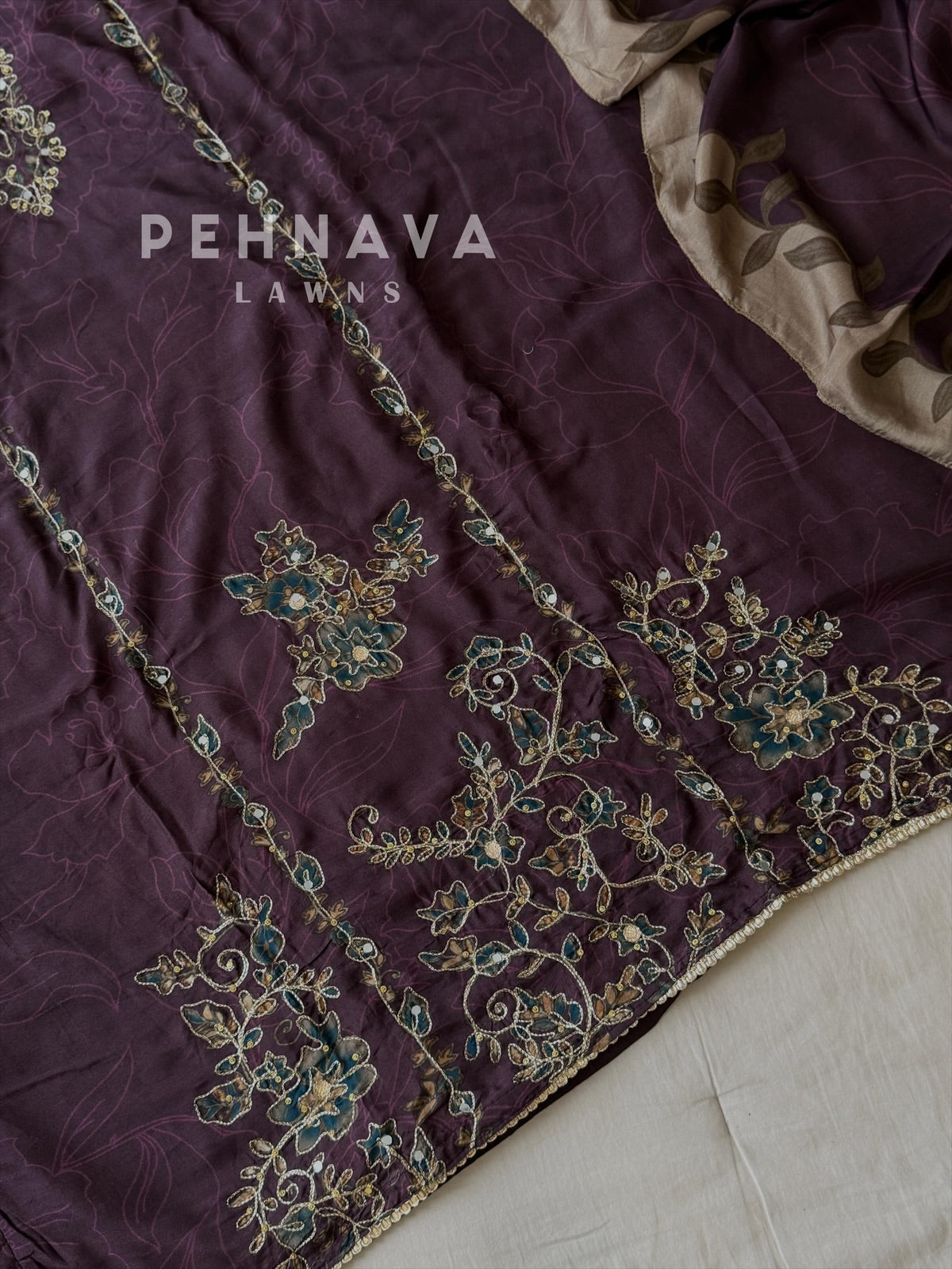 Muslin Unstitched Suit-KT-331-C