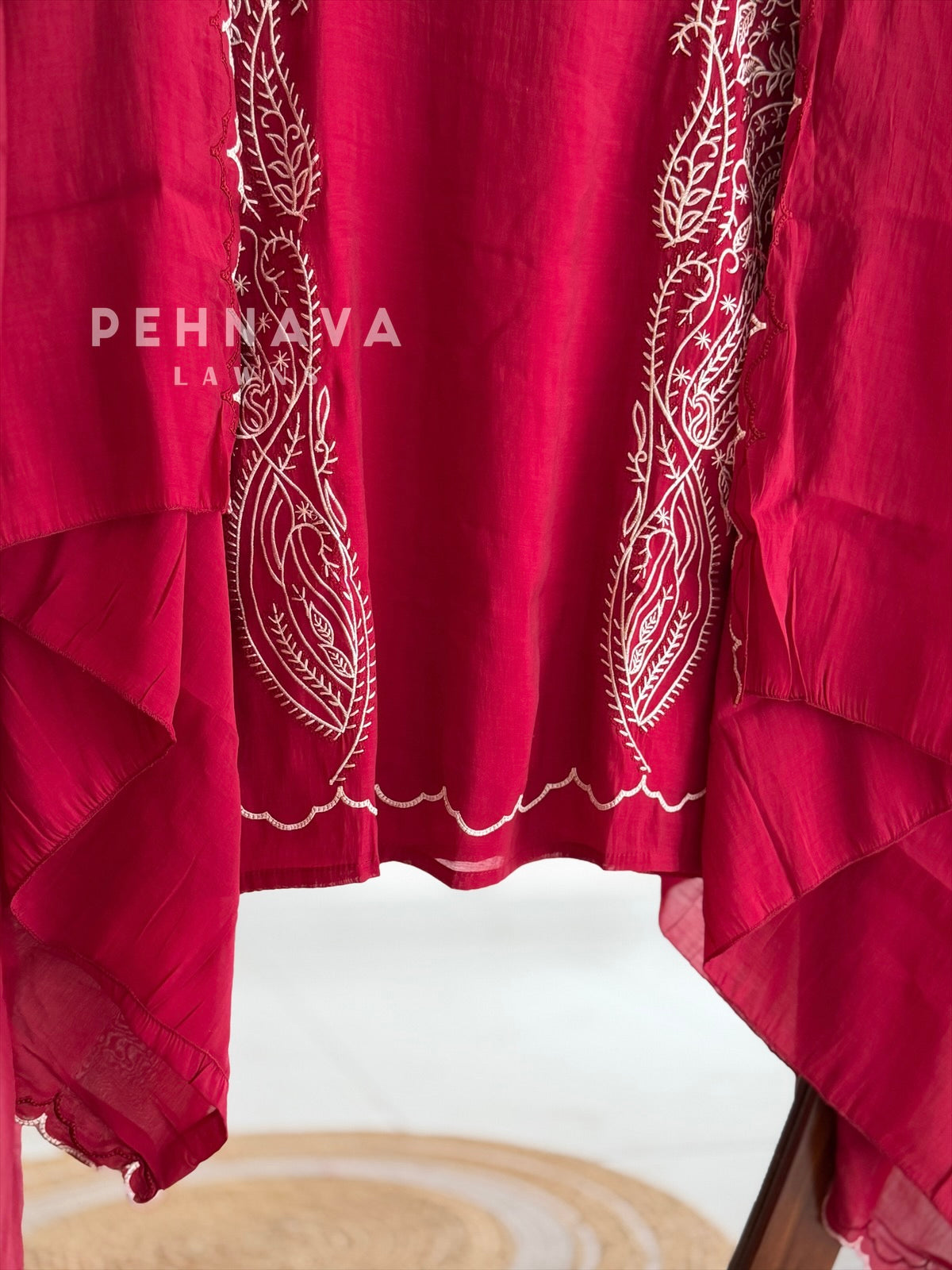 Paisley Embroidered Suit Set 13135