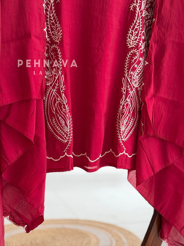 Paisley Embroidered Suit Set 13135