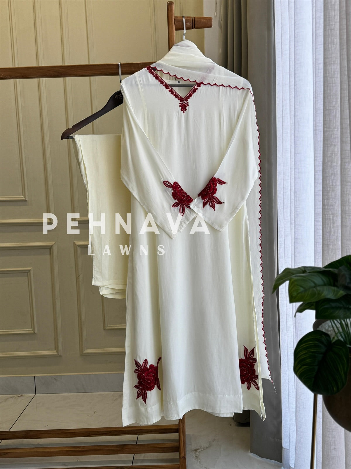 A-Line Slit Suit - Pehnava Lawns