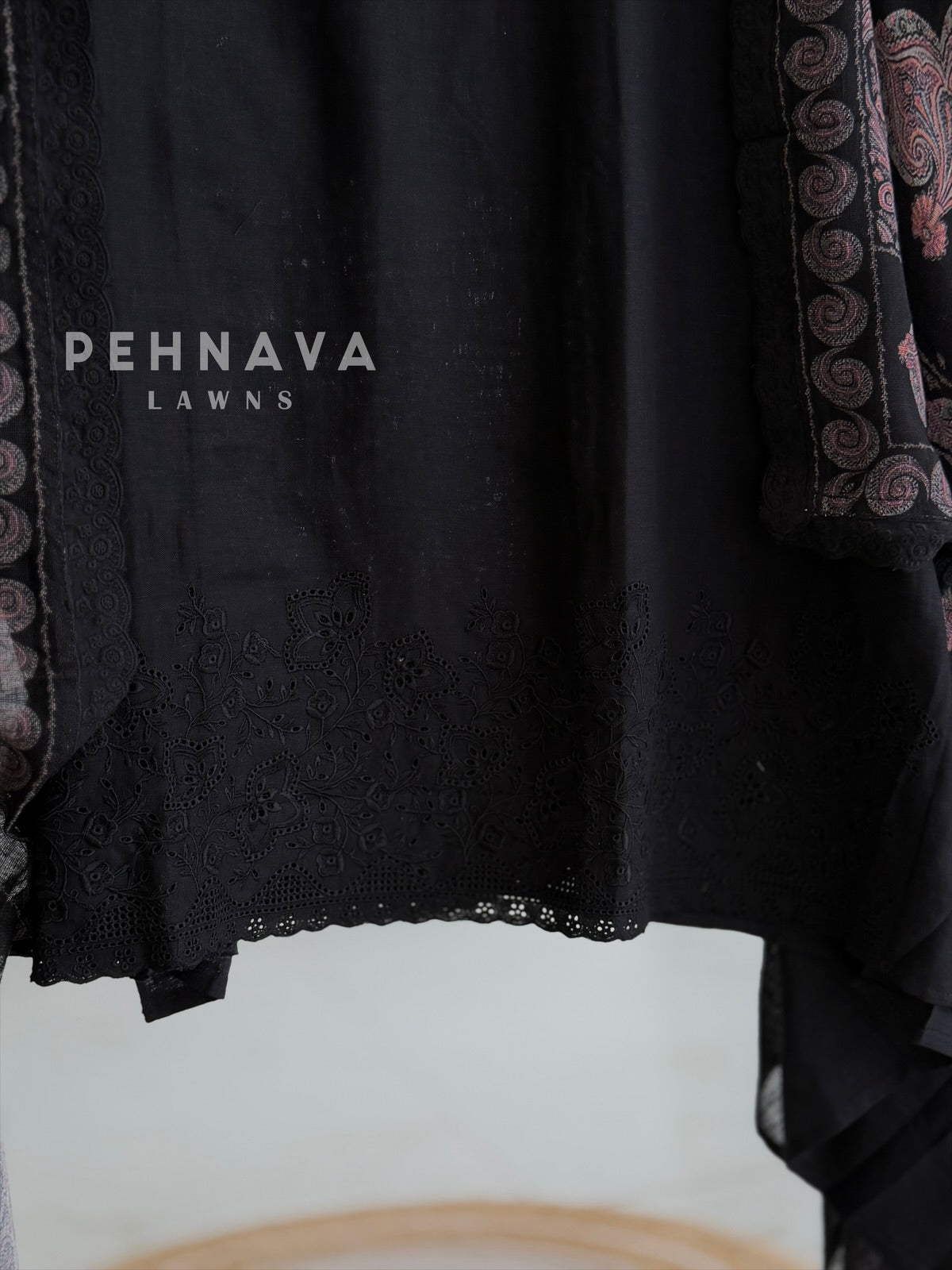 Paisley Embroidered Unstitched Ensemble L -82