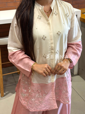 Indo-Western Tissue Party wear Suit-1251A