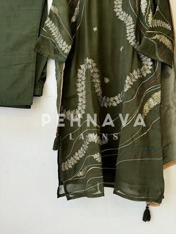Classic Premium Chanderi Suit - Pehnava Lawns